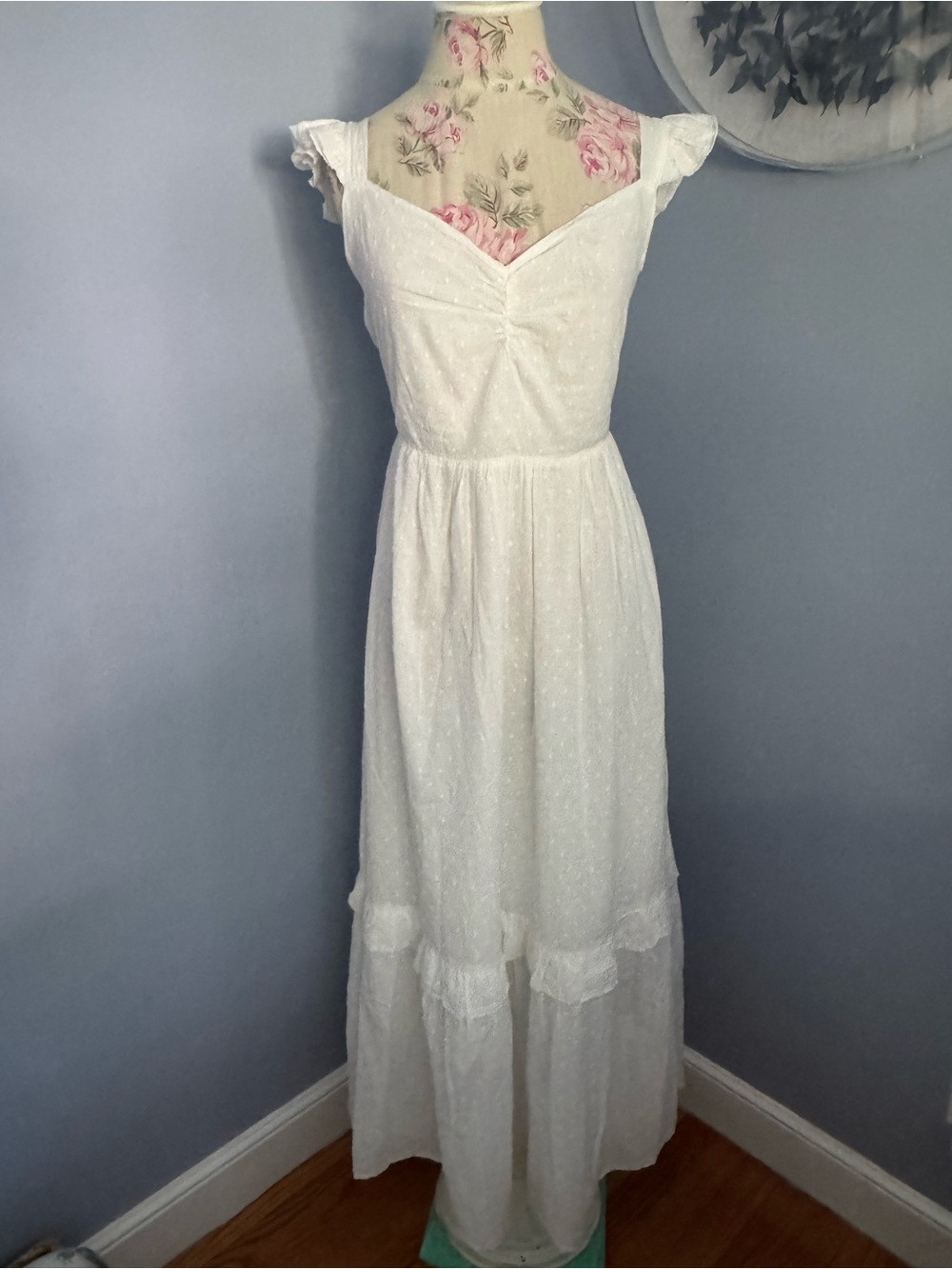 Cleobella Nica Maxi Dress in Soft Ivory